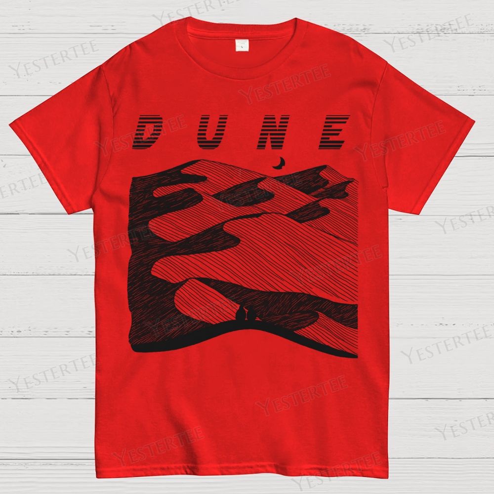 Surreal Desert Sci-Fi Cotton T-shirt