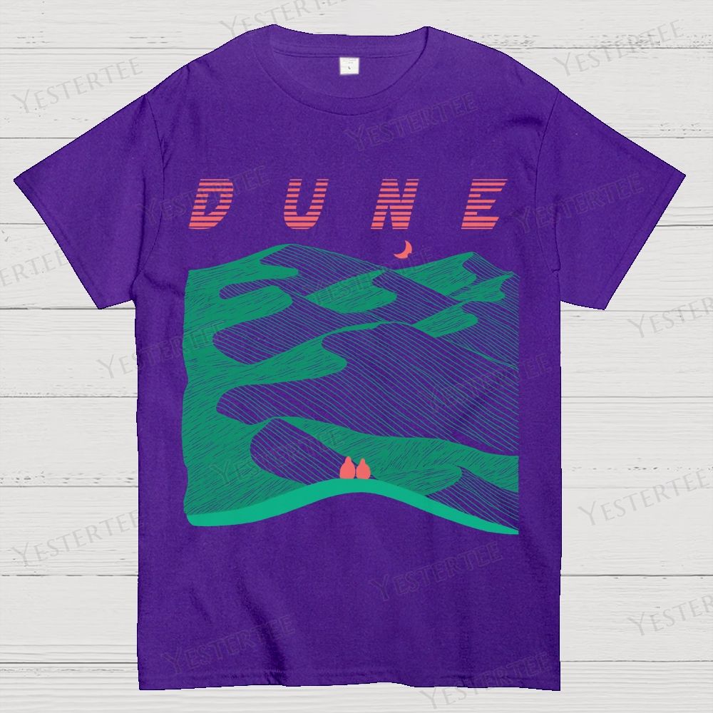Surreal Desert Sci-Fi Cotton T-shirt