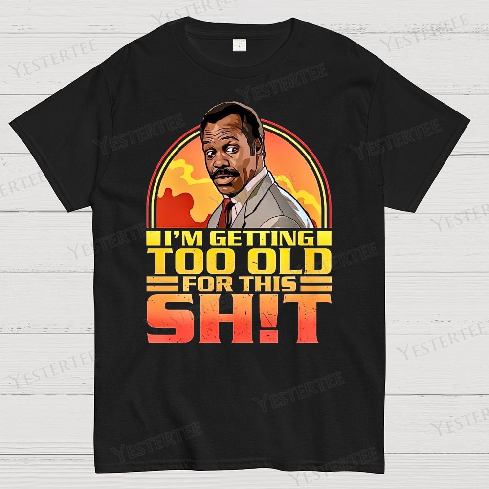 Retro Sunset Quote Cotton T-shirt 