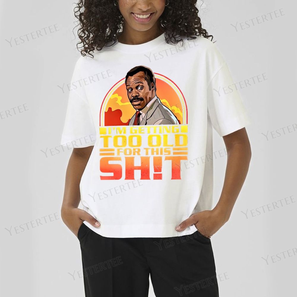 Retro Sunset Quote Cotton T-shirt 