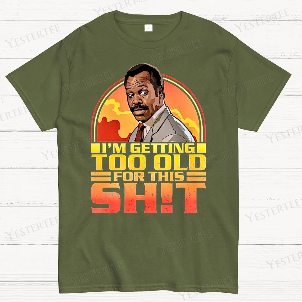 Retro Sunset Quote Cotton T-shirt 