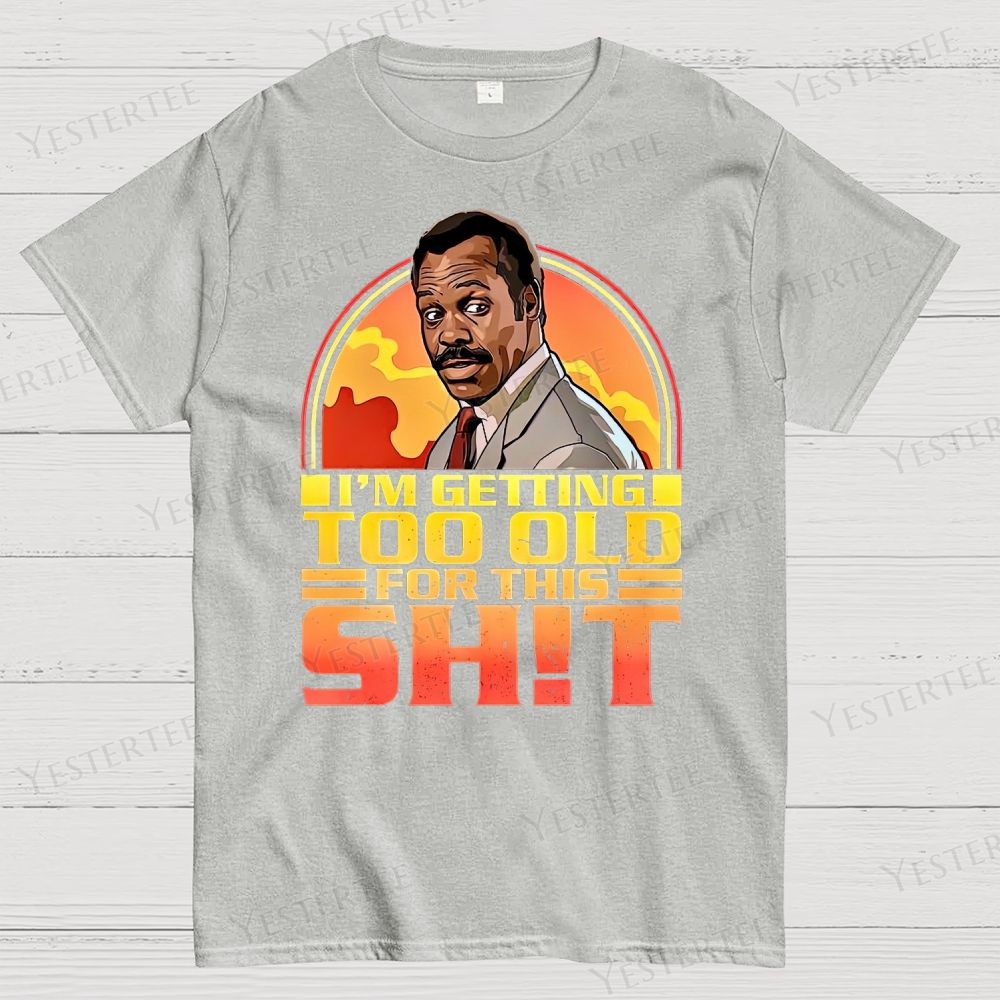 Retro Sunset Quote Cotton T-shirt 