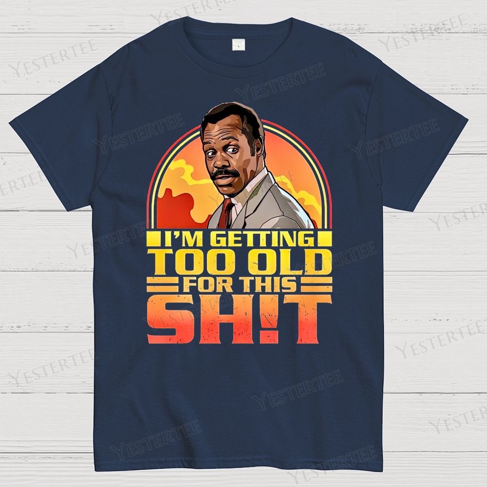 Retro Sunset Quote Cotton T-shirt 