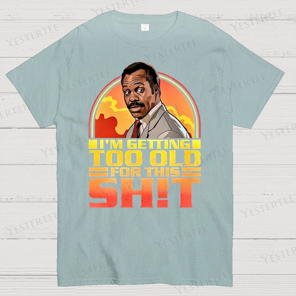 Retro Sunset Quote Cotton T-shirt 