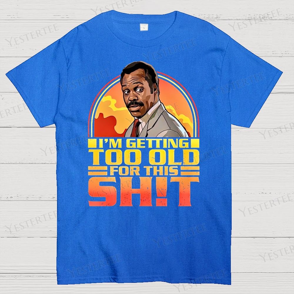 Retro Sunset Quote Cotton T-shirt 