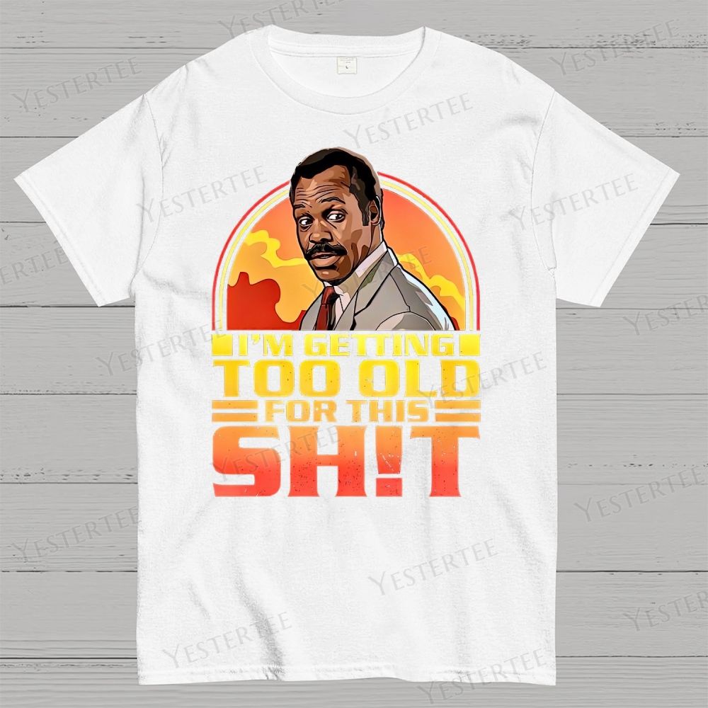 Retro Sunset Quote Cotton T-shirt 