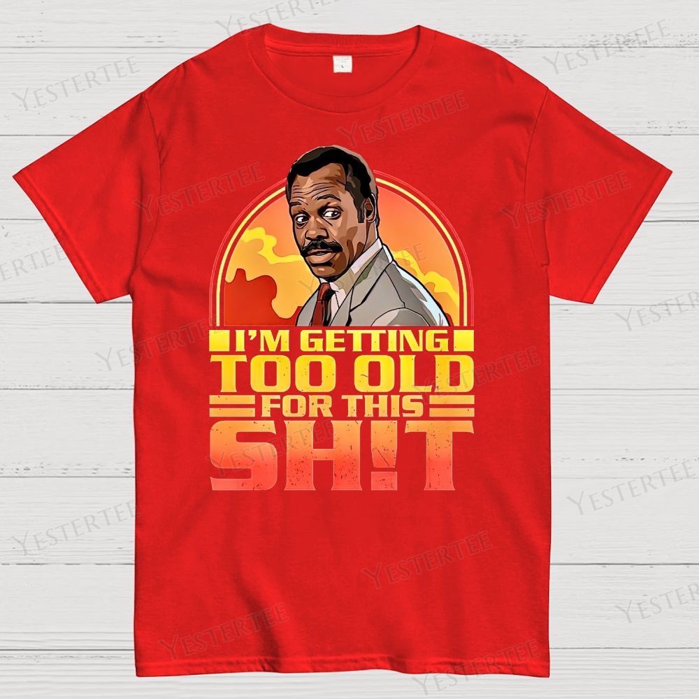 Retro Sunset Quote Cotton T-shirt 