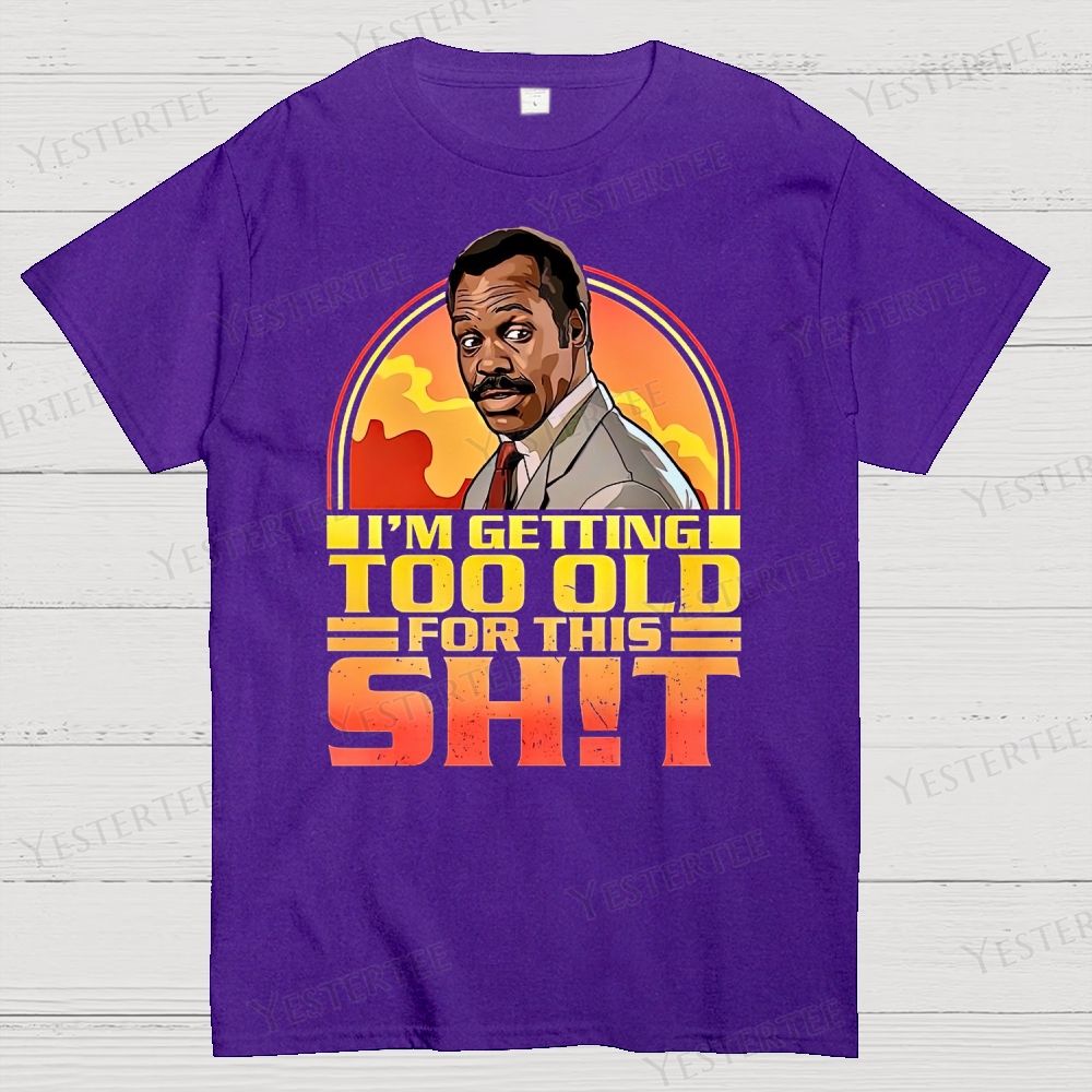 Retro Sunset Quote Cotton T-shirt 