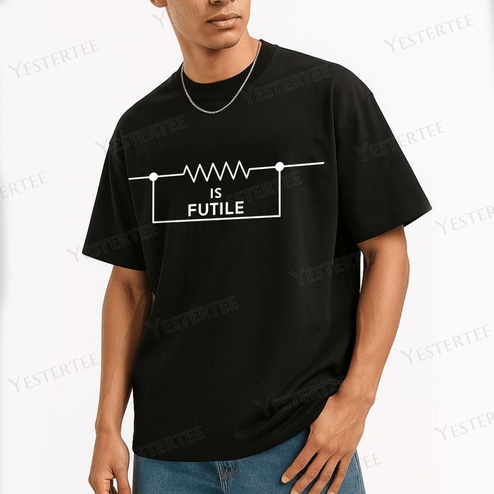 Funny Engineer Resistor Cotton T-shirt