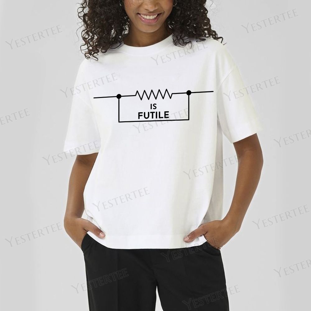 Funny Engineer Resistor Cotton T-shirt