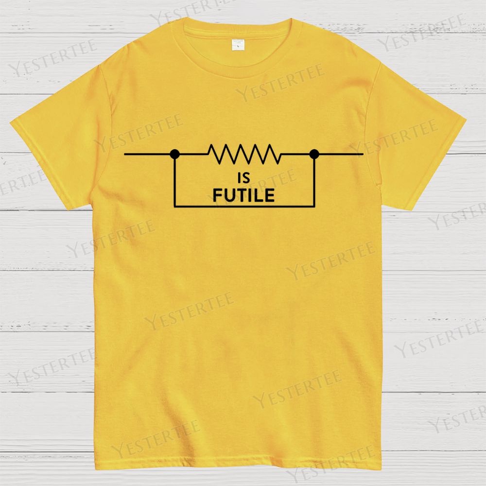 Funny Engineer Resistor Cotton T-shirt