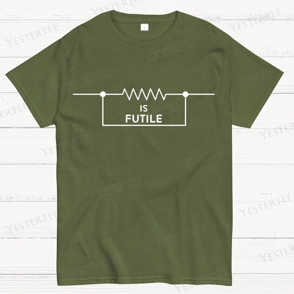 Funny Engineer Resistor Cotton T-shirt