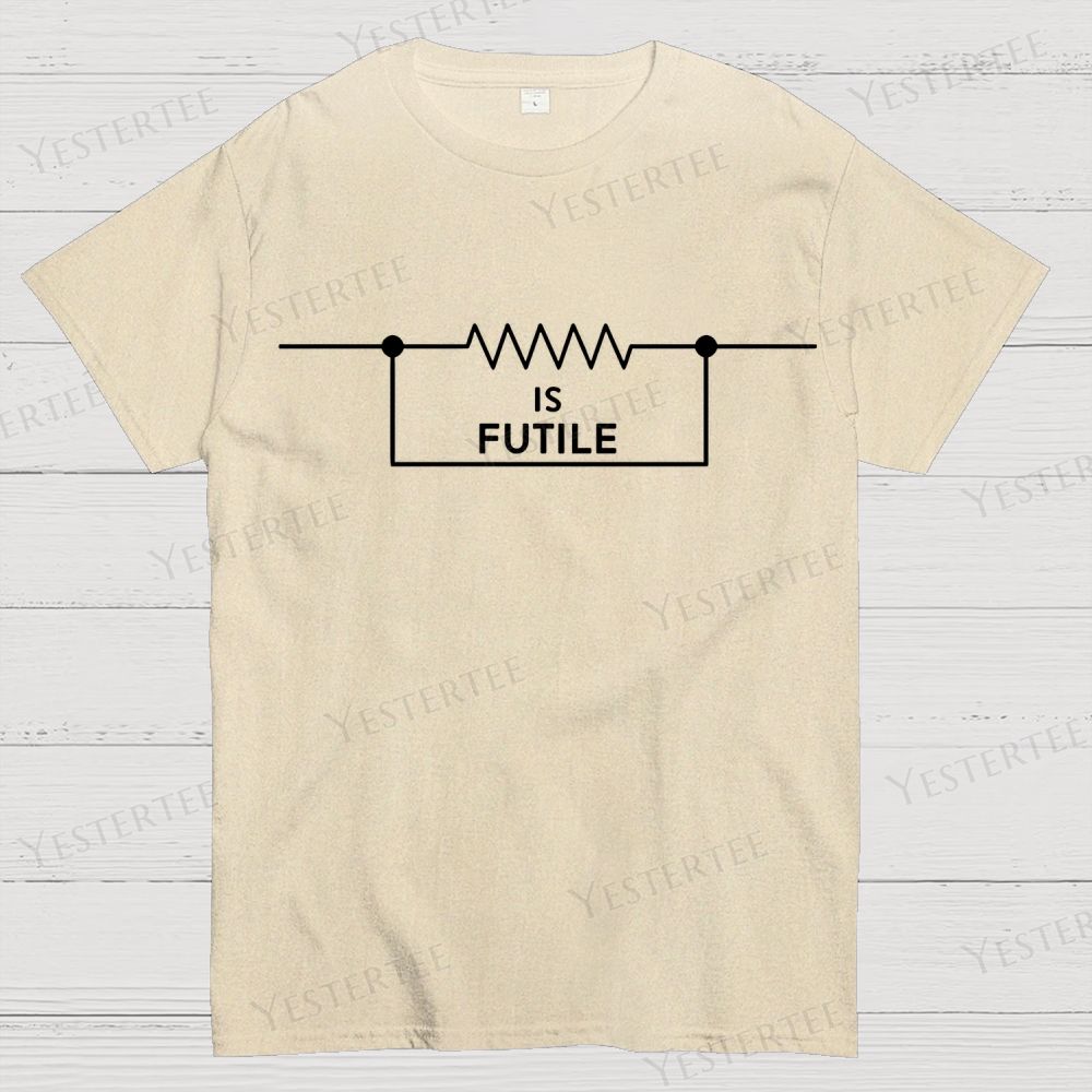 Funny Engineer Resistor Cotton T-shirt