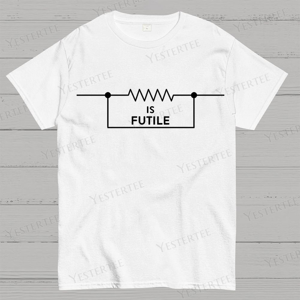 Funny Engineer Resistor Cotton T-shirt