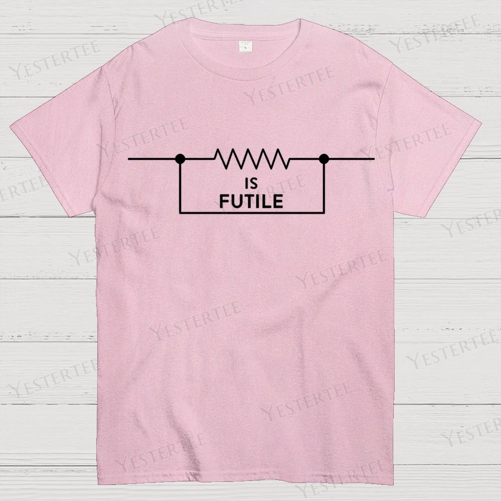 Funny Engineer Resistor Cotton T-shirt