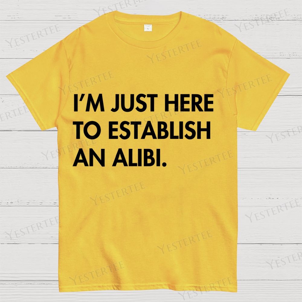 Alibi  Cotton T-shirt 