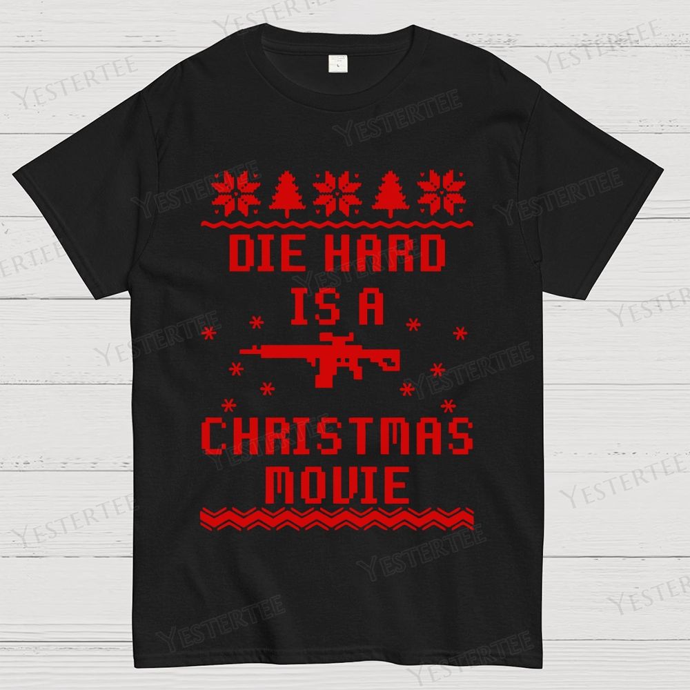 Christmas Movie Cotton T-shirt 