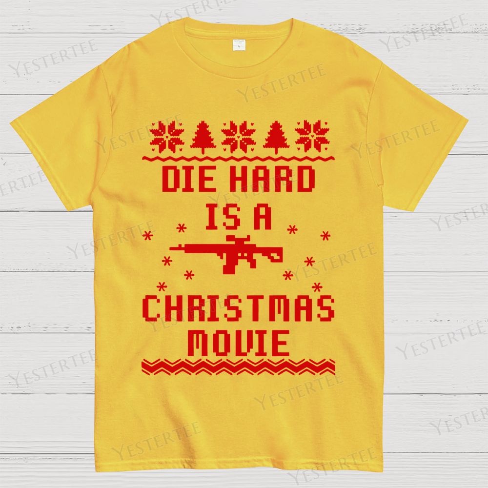 Christmas Movie Cotton T-shirt 