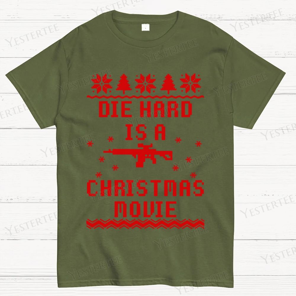 Christmas Movie Cotton T-shirt 