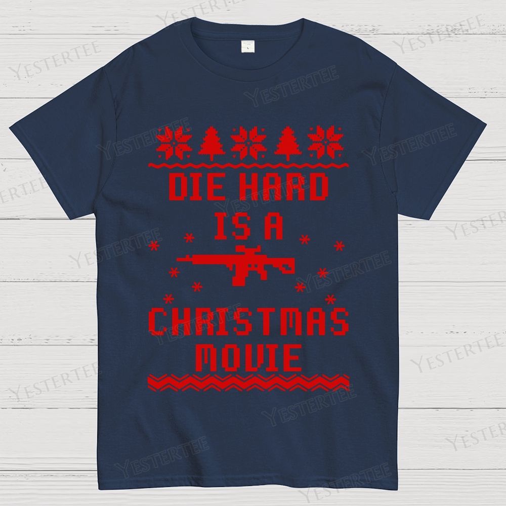 Christmas Movie Cotton T-shirt 