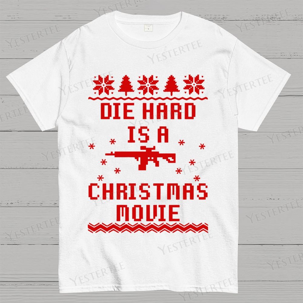 Christmas Movie Cotton T-shirt 