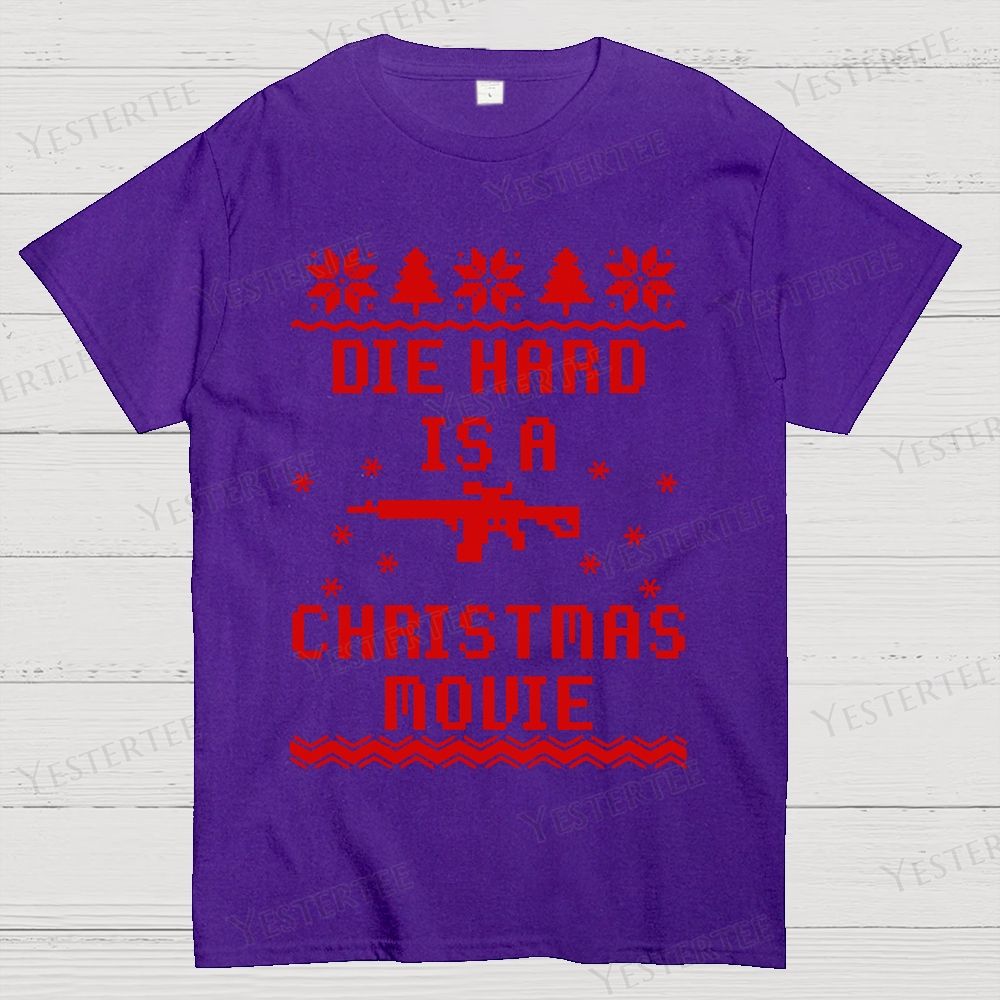 Christmas Movie Cotton T-shirt 