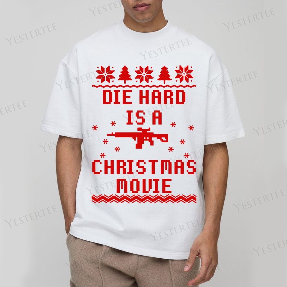Christmas Movie Cotton T-shirt 