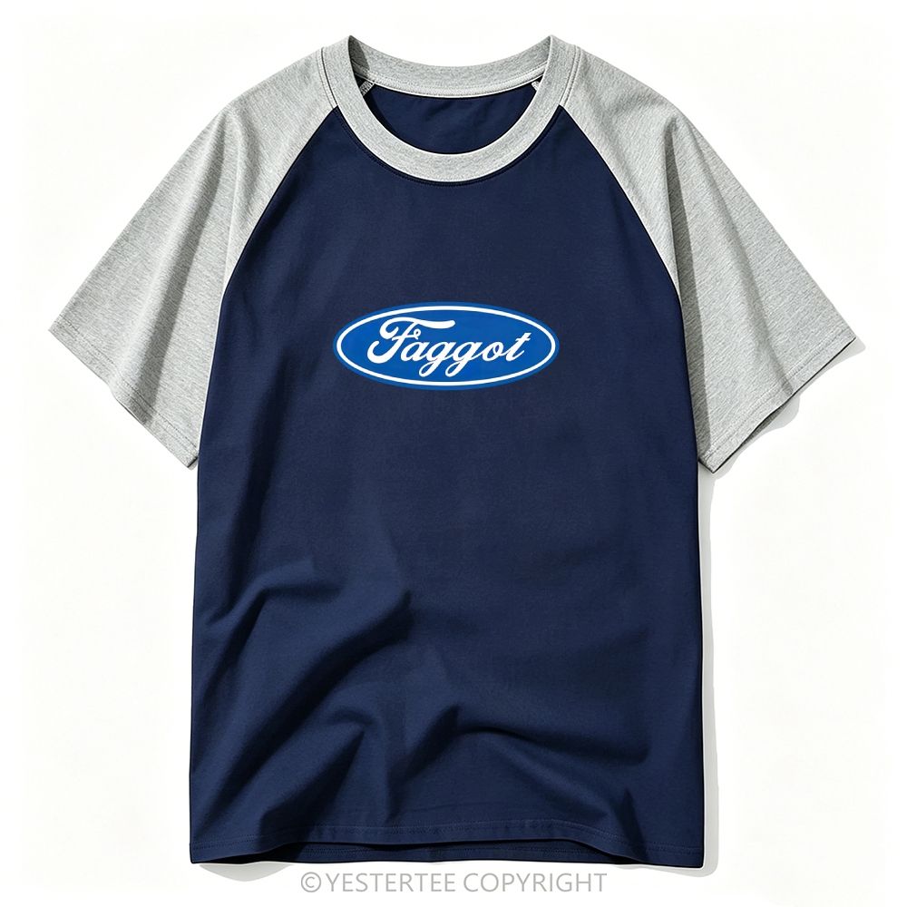 Faggot Pride Y2K Retro Baseball T-shirt 