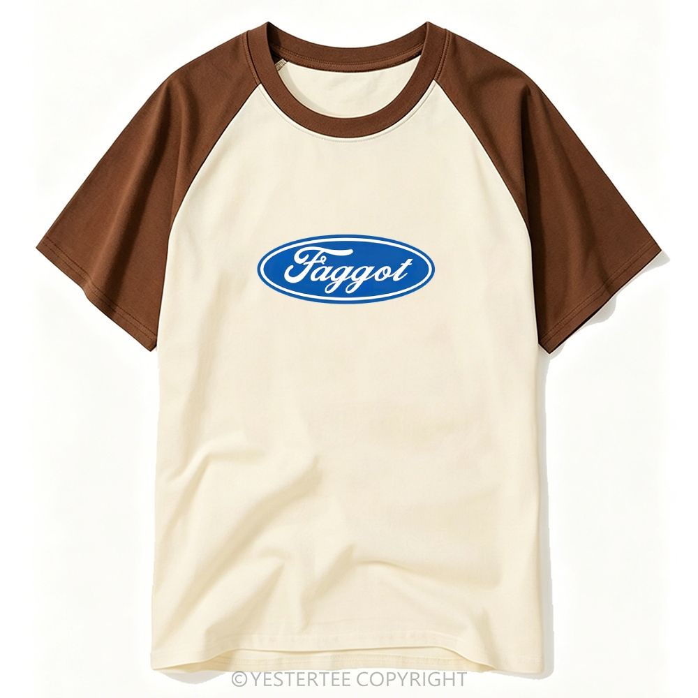 Faggot Pride Y2K Retro Baseball T-shirt 