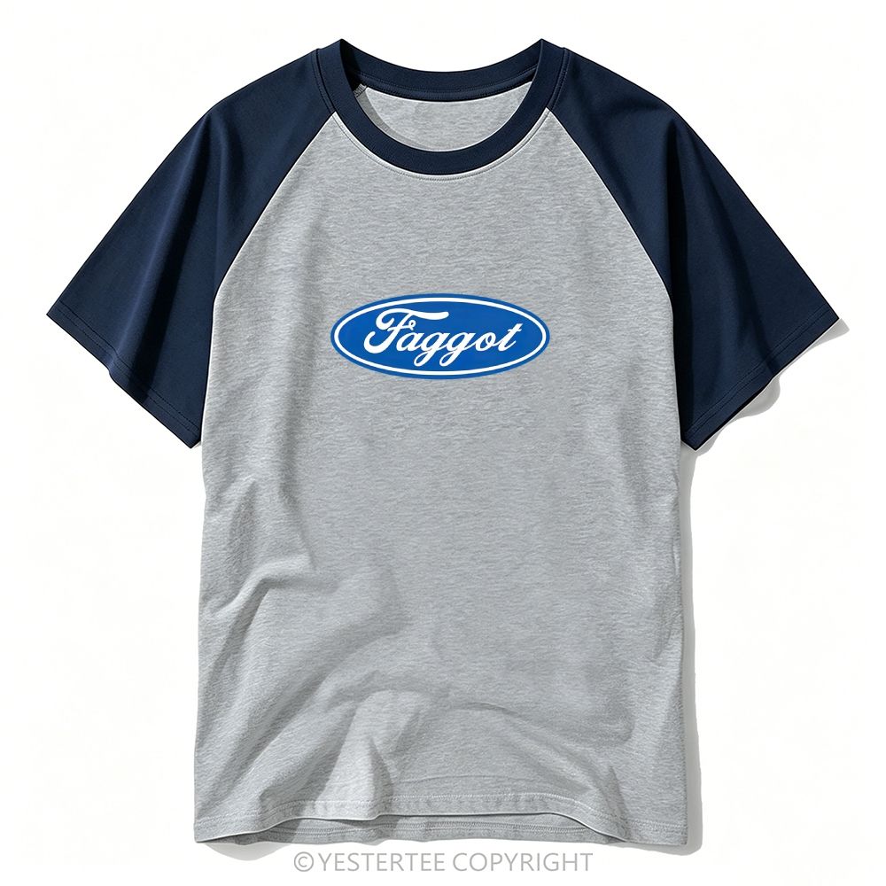 Faggot Pride Y2K Retro Baseball T-shirt 