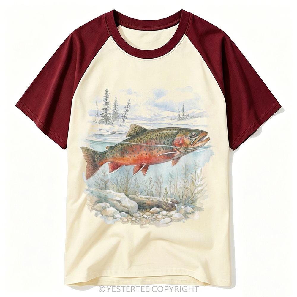 Outdoor Angler Nature Baseball T-shirt 