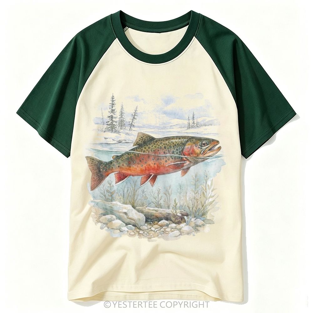 Outdoor Angler Nature Baseball T-shirt 