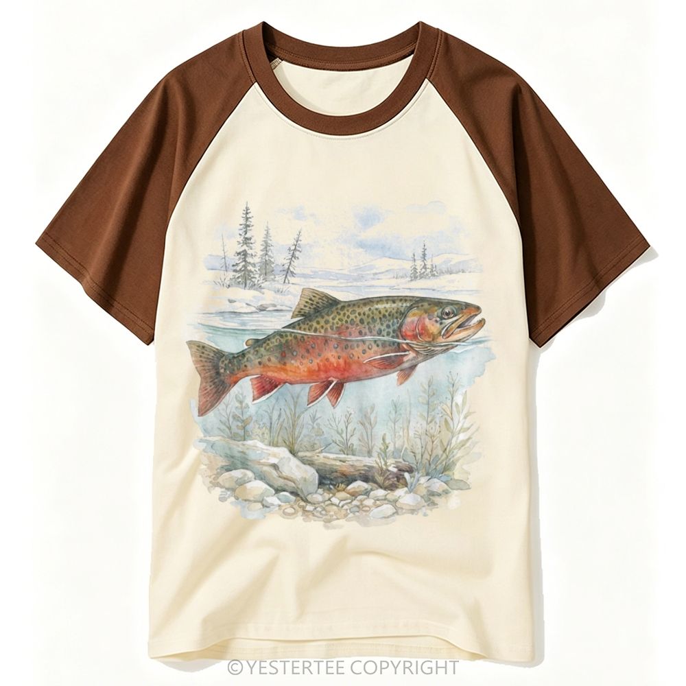 Outdoor Angler Nature Baseball T-shirt 