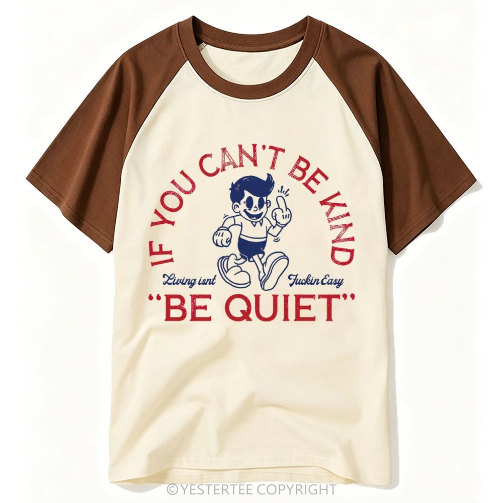 Cartoon Boy Sarcastic Contrast Quote Baseball T-shirt 