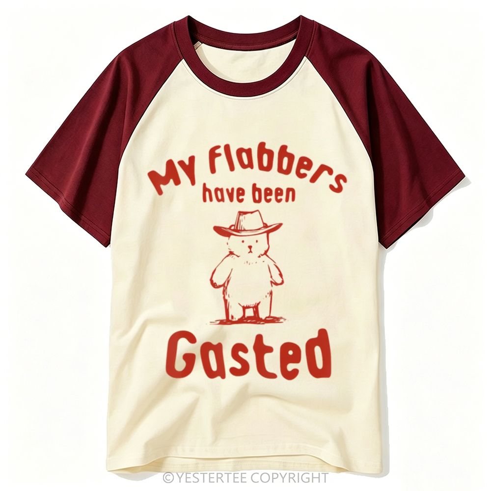 Cowboy Hat Fluffy Bear Funny Wordplay Pun Baseball T-shirt