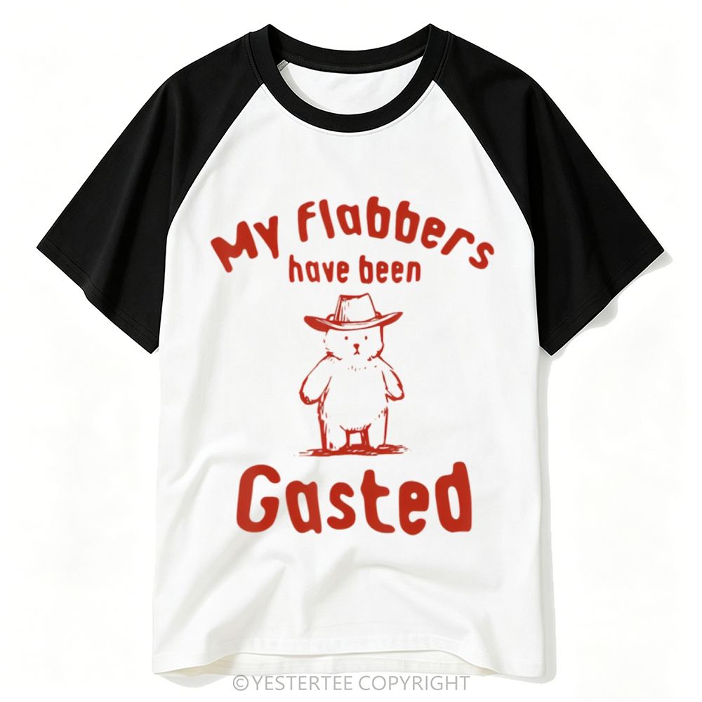 Cowboy Hat Fluffy Bear Funny Wordplay Pun Baseball T-shirt