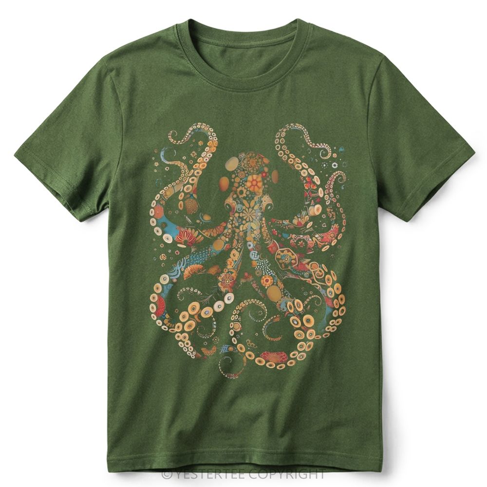 Yestertee Retro Cotton T-Shirt 2607000640