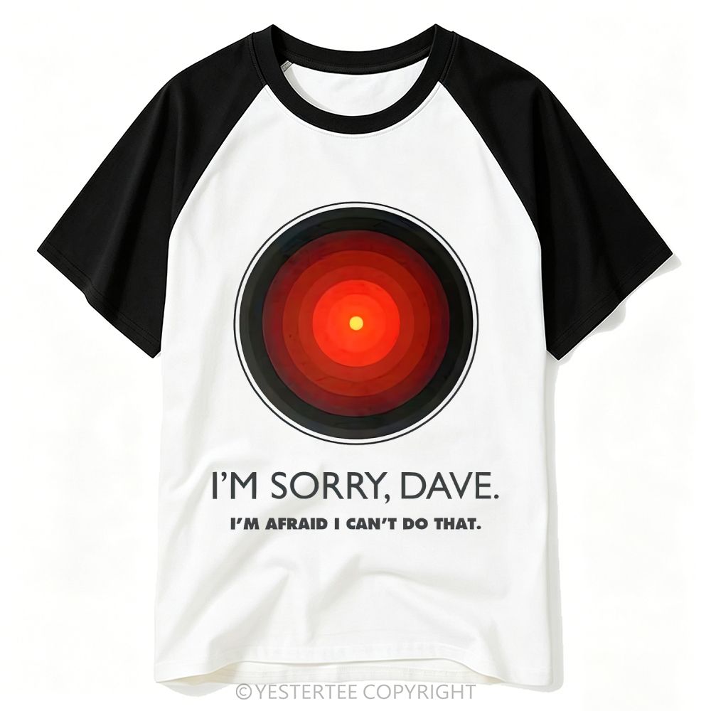 Retro Red Concentric Circle Optical Graphic Baseball T-shirt 