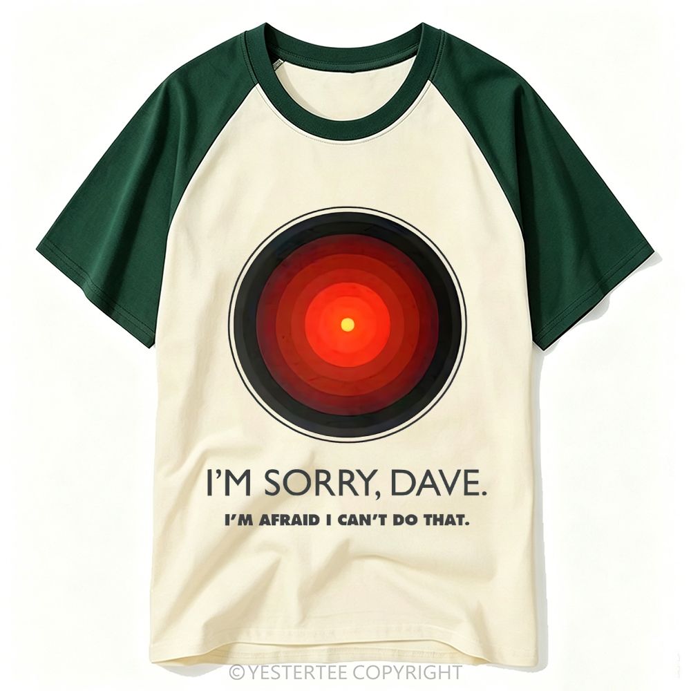 Retro Red Concentric Circle Optical Graphic Baseball T-shirt 