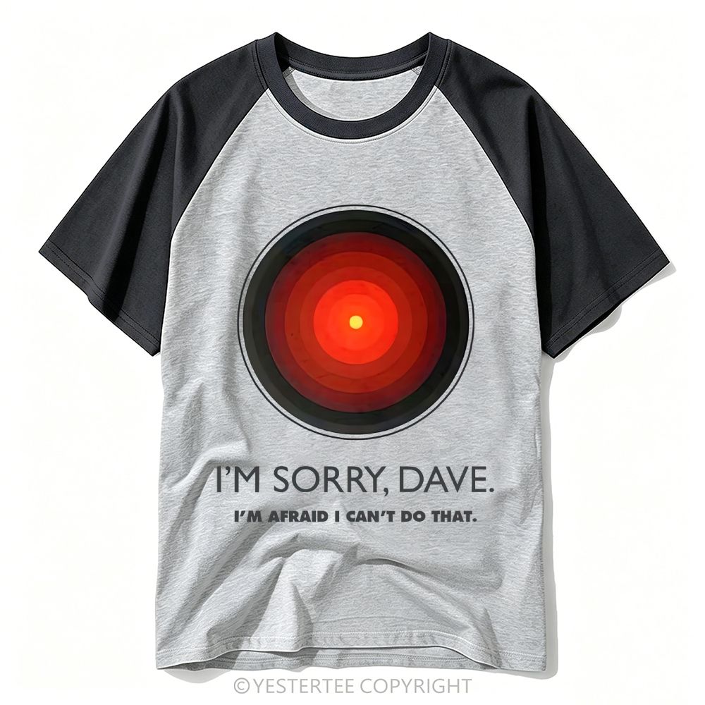Retro Red Concentric Circle Optical Graphic Baseball T-shirt 