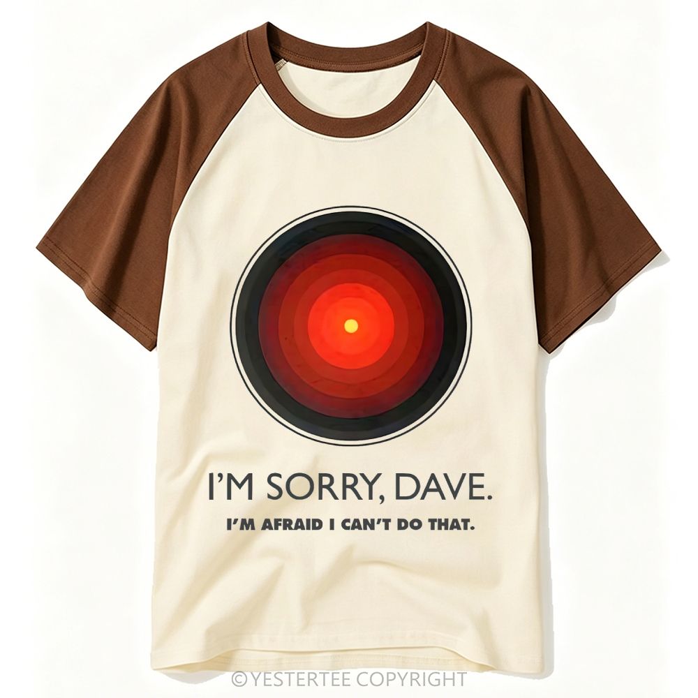 Retro Red Concentric Circle Optical Graphic Baseball T-shirt 