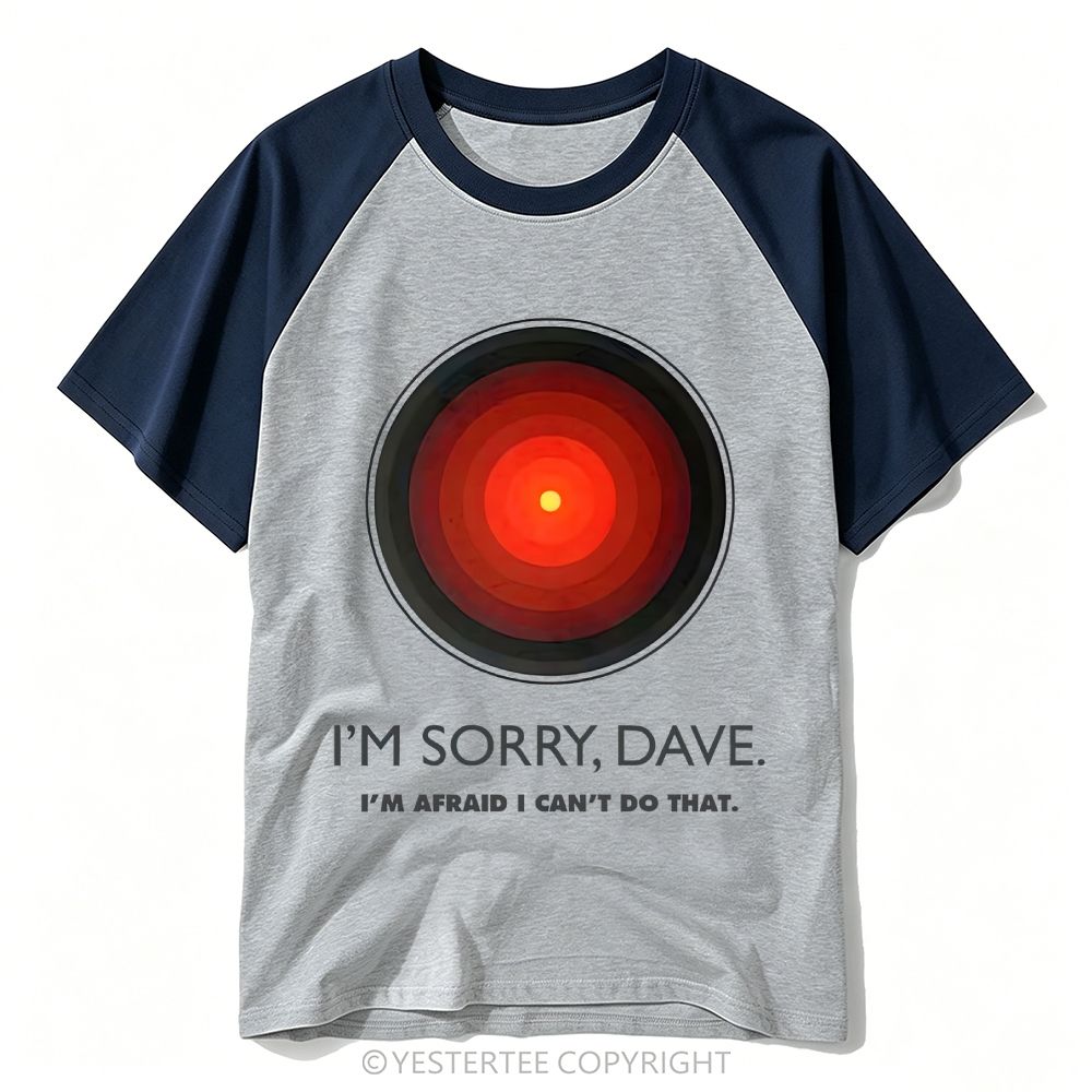 Retro Red Concentric Circle Optical Graphic Baseball T-shirt 