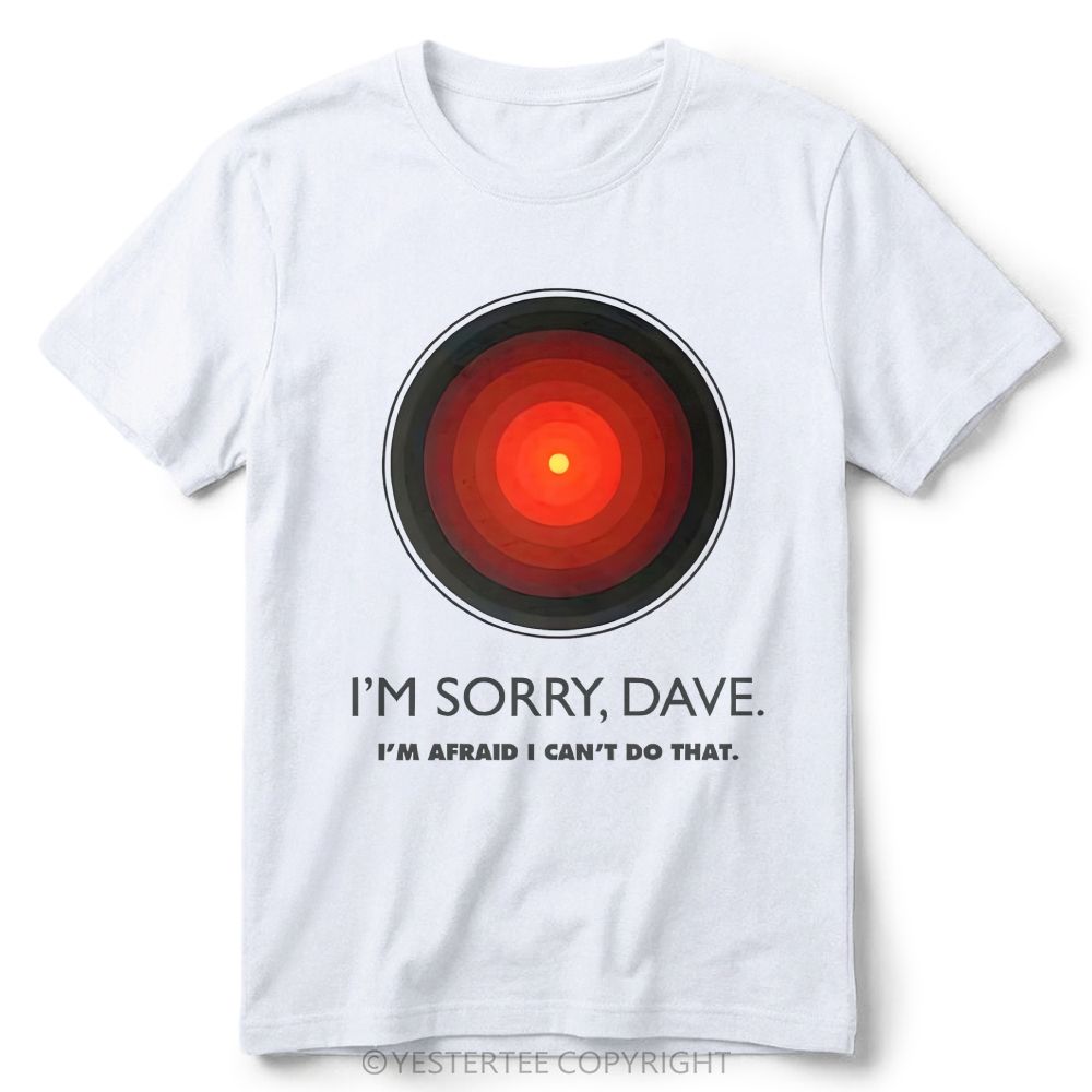 Retro Red Concentric Circle Optical Graphic Cotton T-Shirt
