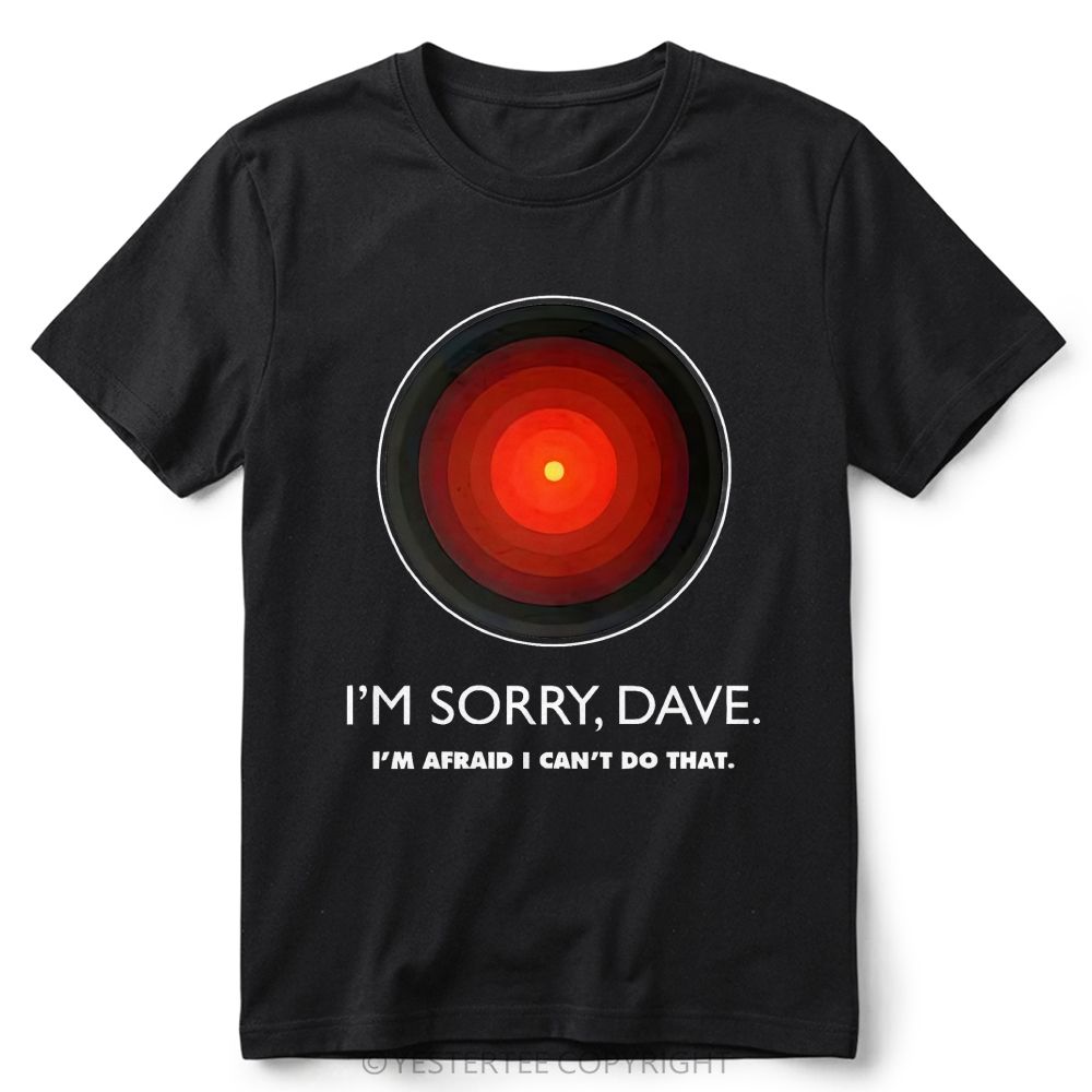 Retro Red Concentric Circle Optical Graphic Cotton T-Shirt