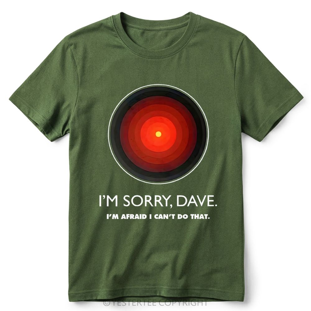 Retro Red Concentric Circle Optical Graphic Cotton T-Shirt