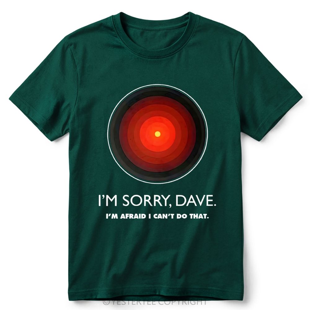 Retro Red Concentric Circle Optical Graphic Cotton T-Shirt