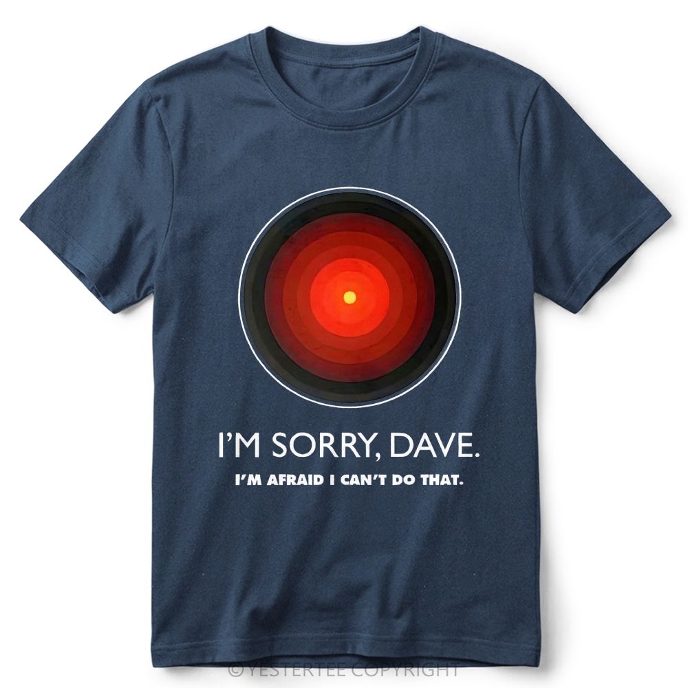 Retro Red Concentric Circle Optical Graphic Cotton T-Shirt