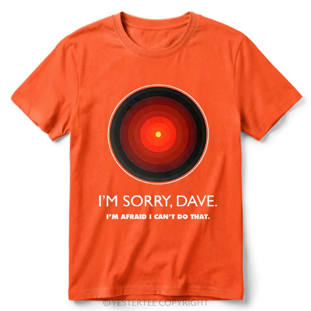 Retro Red Concentric Circle Optical Graphic Cotton T-Shirt