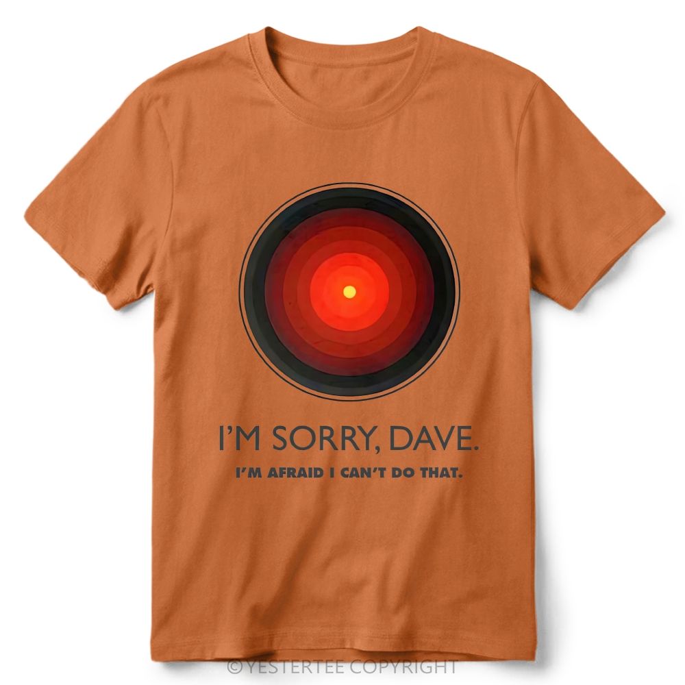 Retro Red Concentric Circle Optical Graphic Cotton T-Shirt