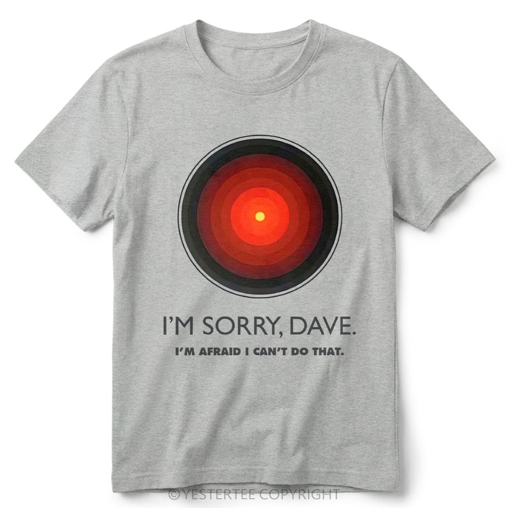 Retro Red Concentric Circle Optical Graphic Cotton T-Shirt